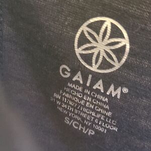 GAIAM Black Activewear Top